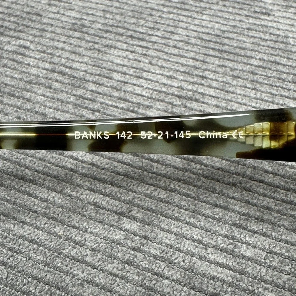 Warby Parker Banks 142 Eyeglasses Frames Sea Glass Tortoise Cat‎ Eye 52-21-145